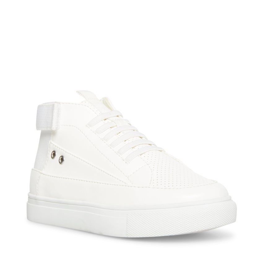 White Steve Madden Achangee Kids' Sneakers | PH 4253FU16